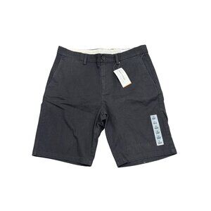 NEW Old Navy Shorts Mens 34 Black Chino Ultimate Slim Built In Flex With Tags